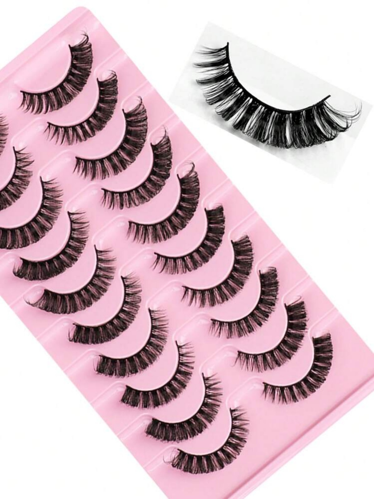 Russian Striped False Eyelashe - Beauty Makeup Design ulasan dan harga