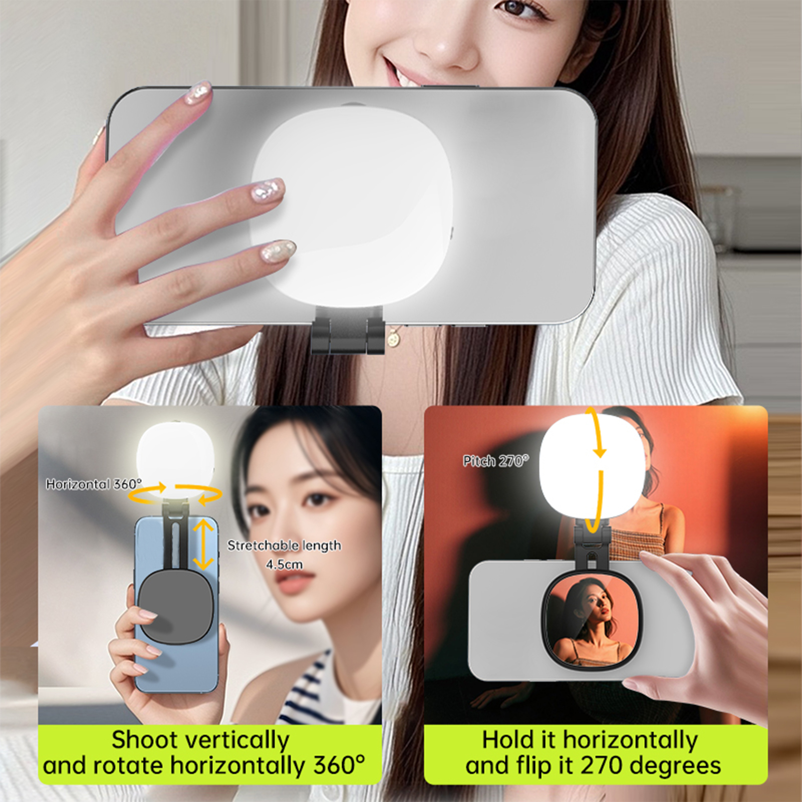 Phone Magnetic Beauty Selfie L - Beauty Makeup Light ulasan dan harga