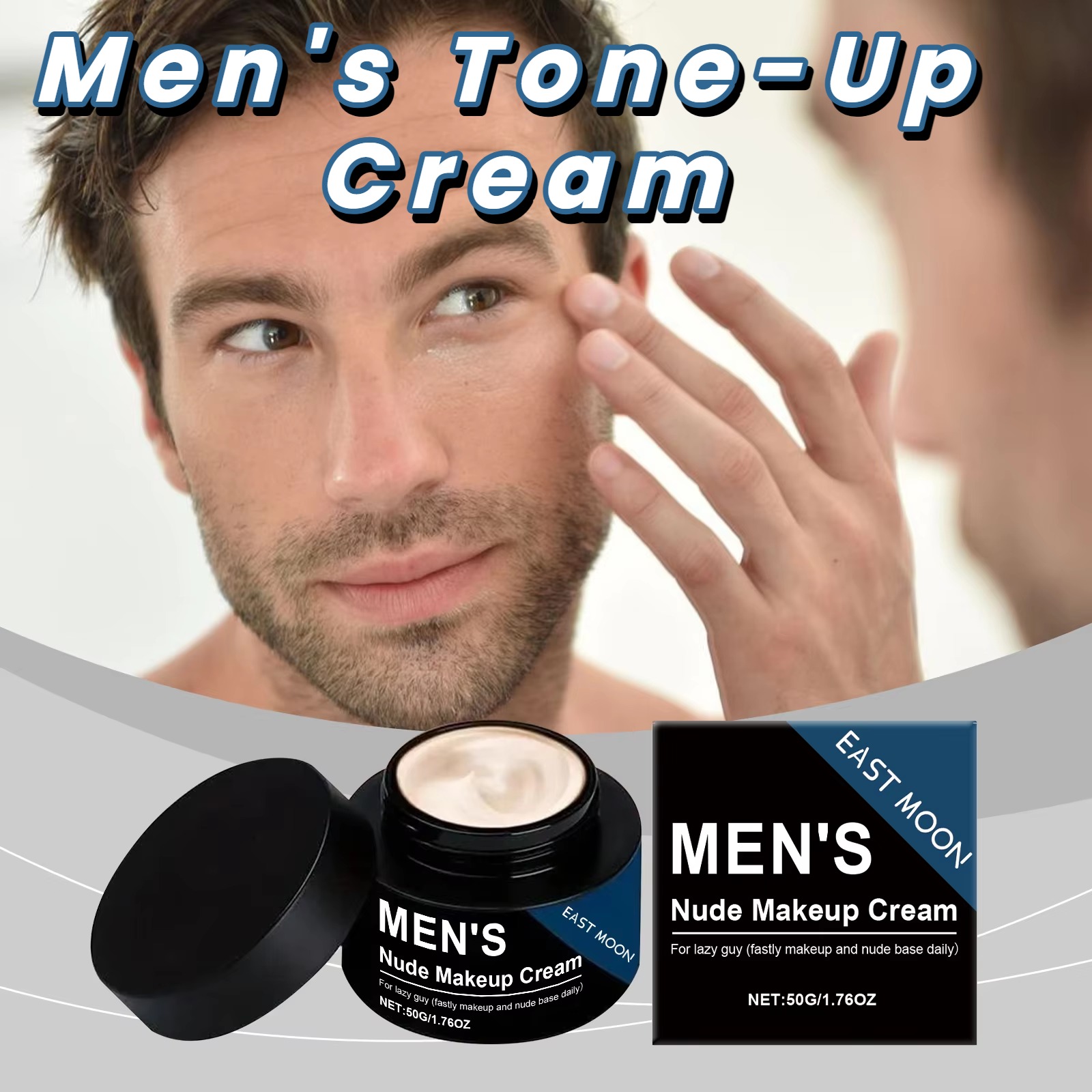 Men's Instant Tone-Up Cream An - Pressed Powder Foundation ulasan dan harga