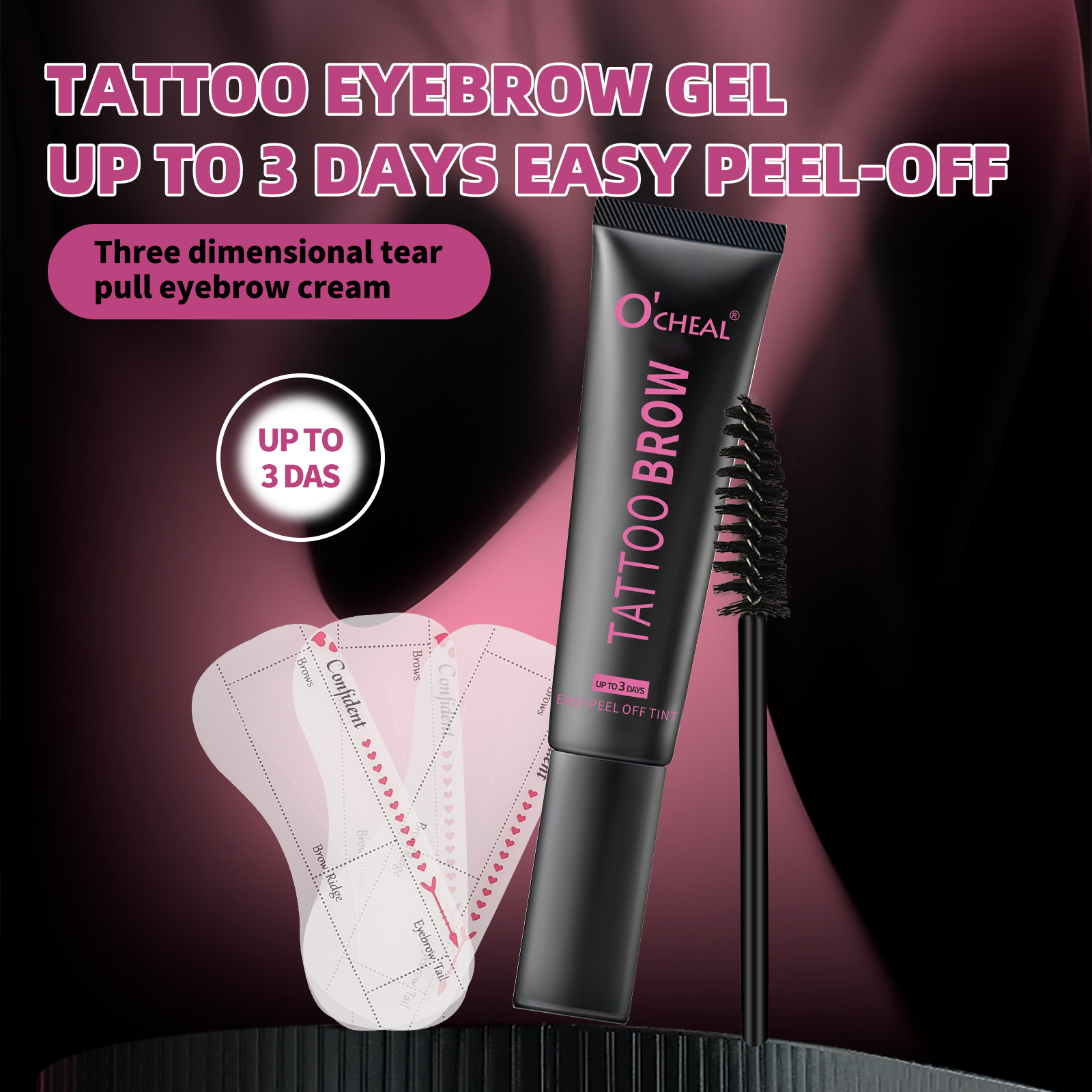 Ocheal  Eyebrow Dye Tint Fast  - Bb Cream Tinted ulasan dan harga