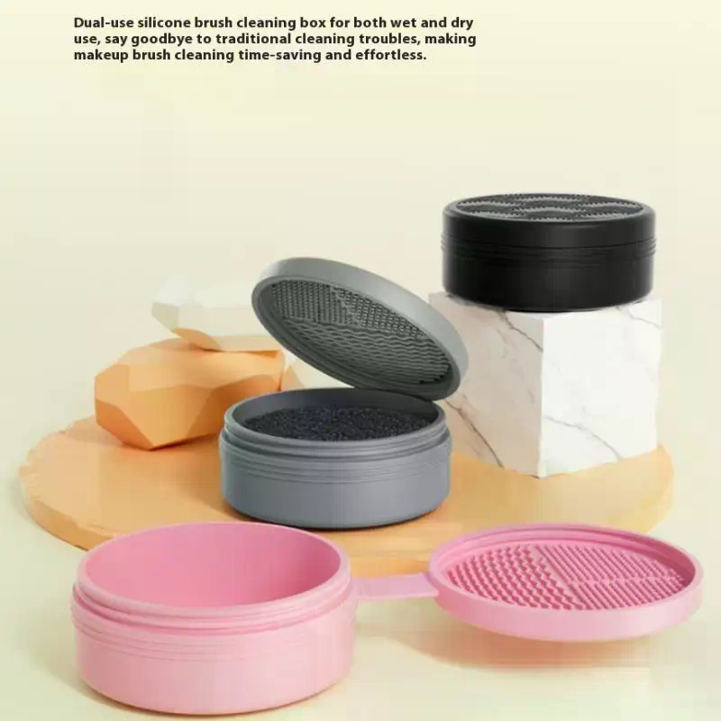 Makeup Brush Cleaning Box Spon - Cosmetic Sponge ulasan dan harga