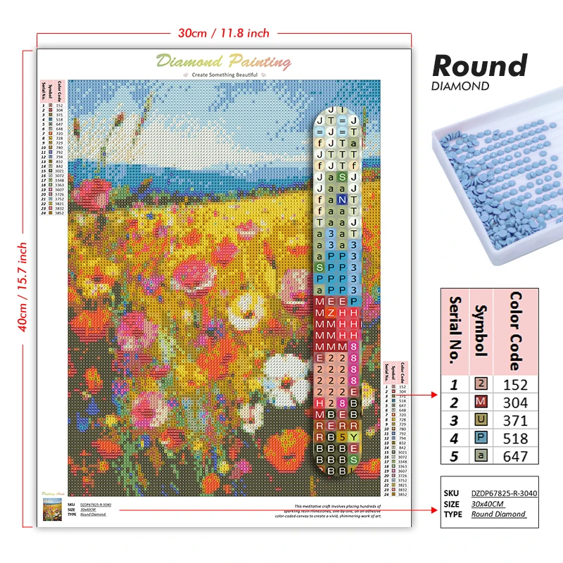 Diamond Painting Featuring a B - Beauty Makeup Design ulasan dan harga