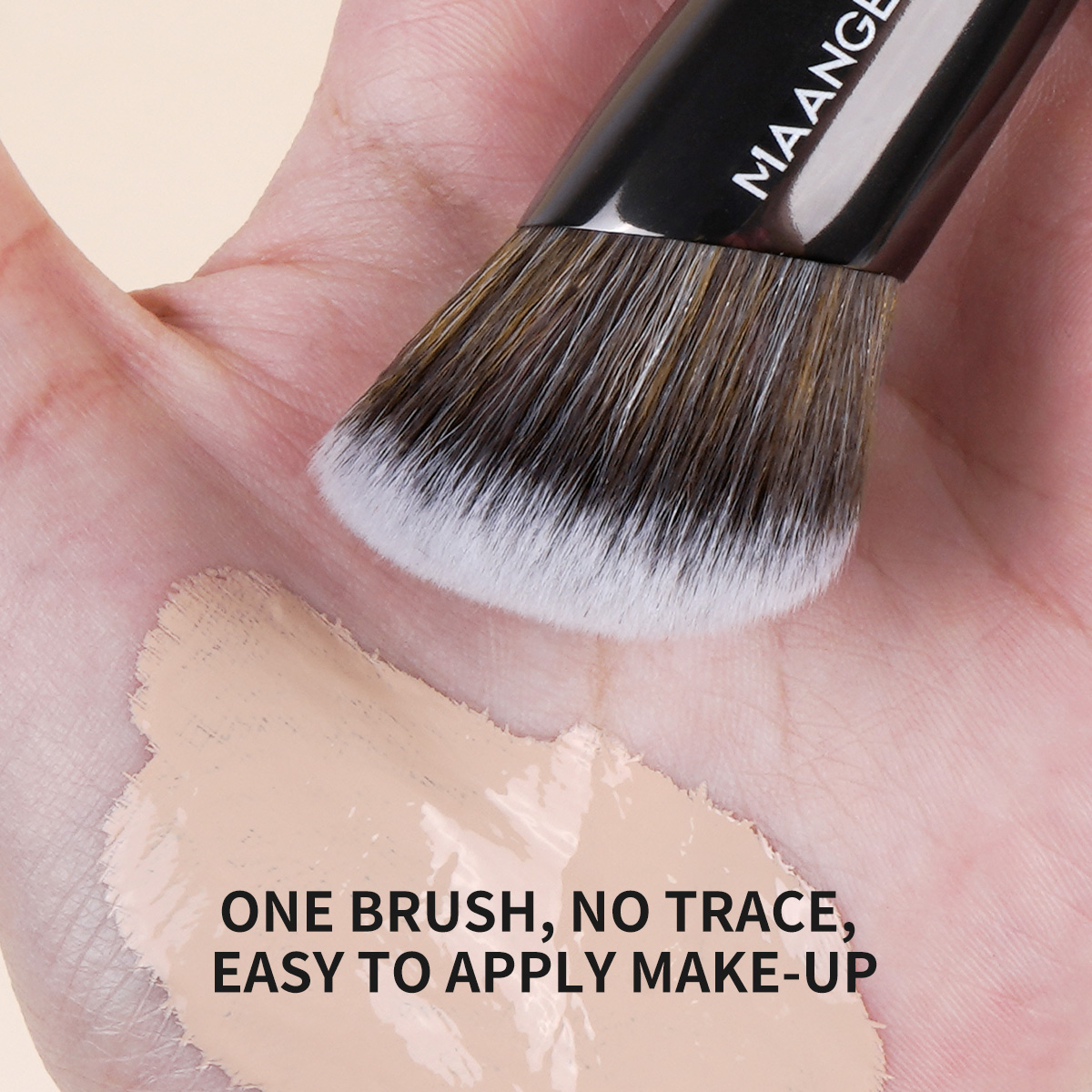 MAANGE Angle Top Makeup Brush  - J Beauty Makeup ulasan dan harga