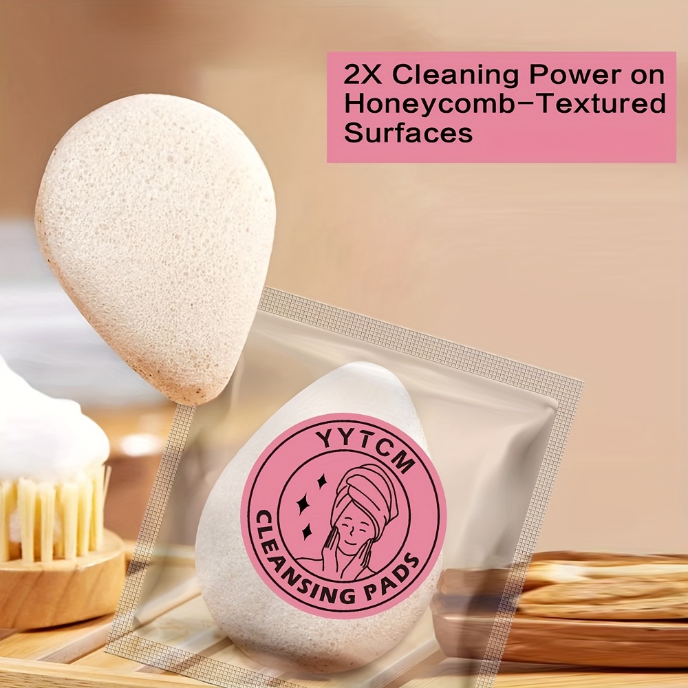Walnut Seed Konjac Face Sponge - Cosmetic Sponge ulasan dan harga
