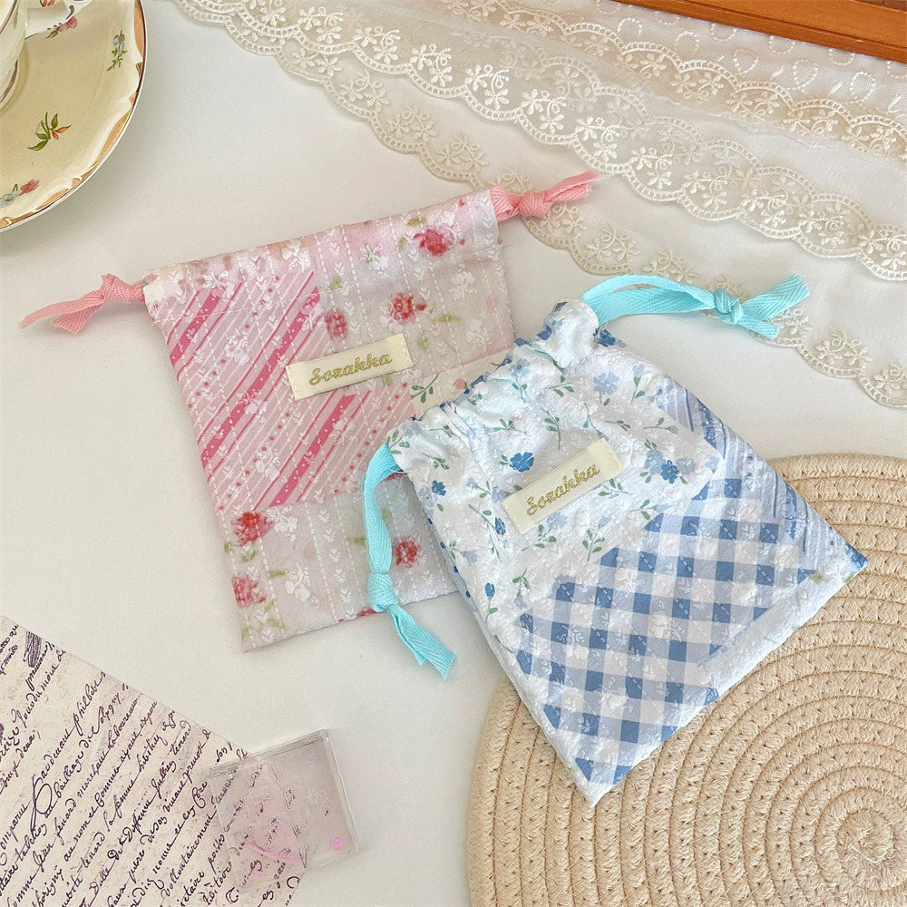 New Floral Storage Drawstring  - Beauty Makeup News ulasan dan harga