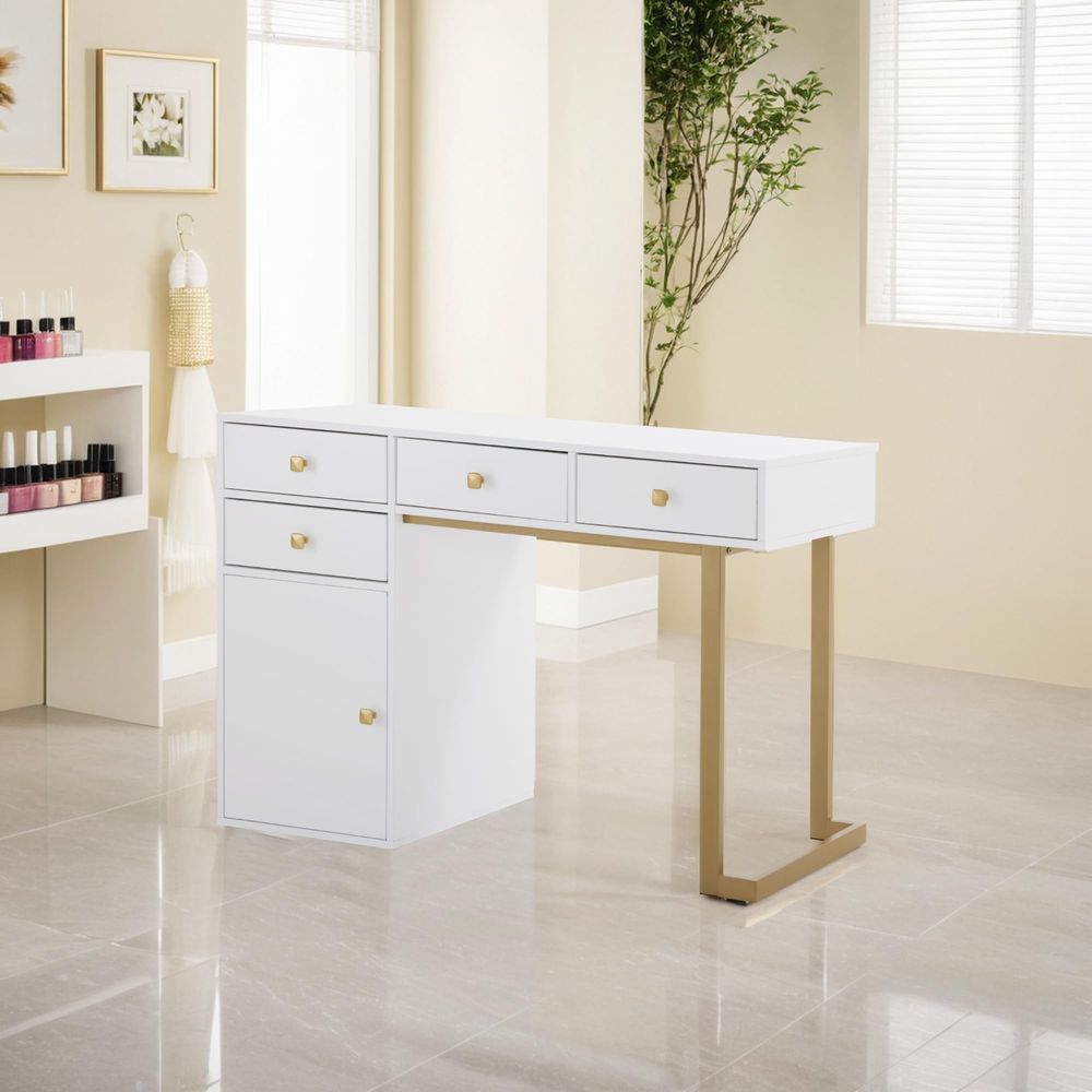 Beauty Manicure Table with Sto - Beauty Makeup Table ulasan dan harga