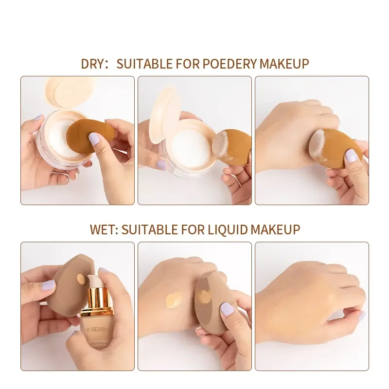 New 2-Color Makeup Sponge Prof - Cosmetic Sponge ulasan dan harga