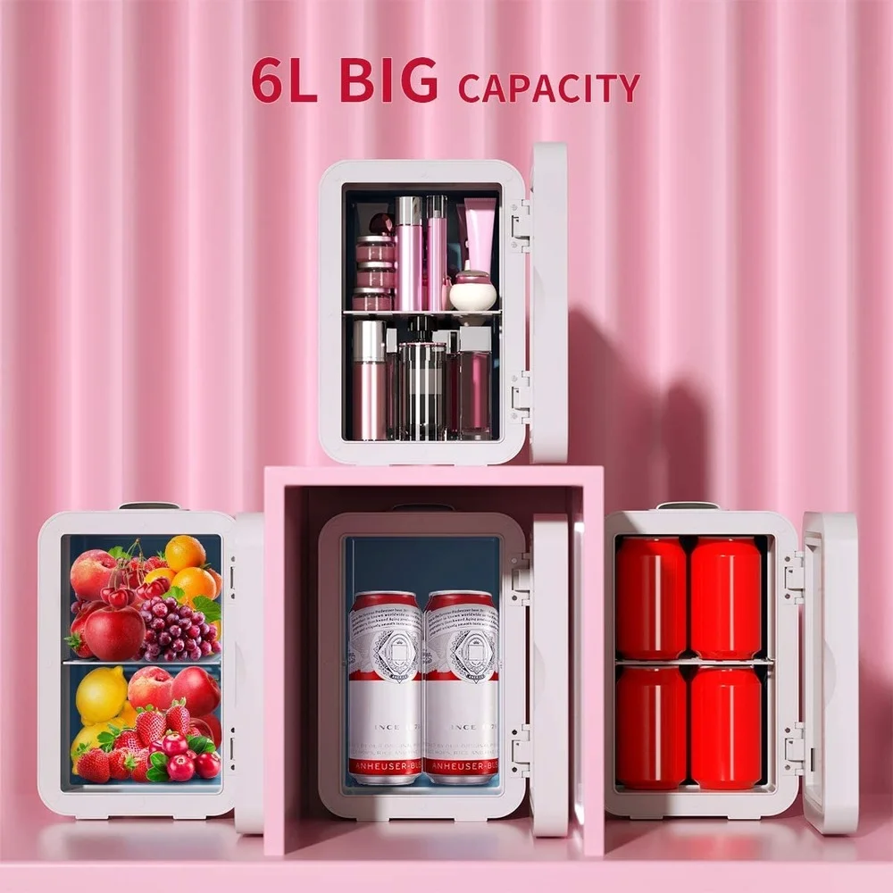 Mini Fridge 6 Liter Portable B - Beauty Makeup Fridge ulasan dan harga
