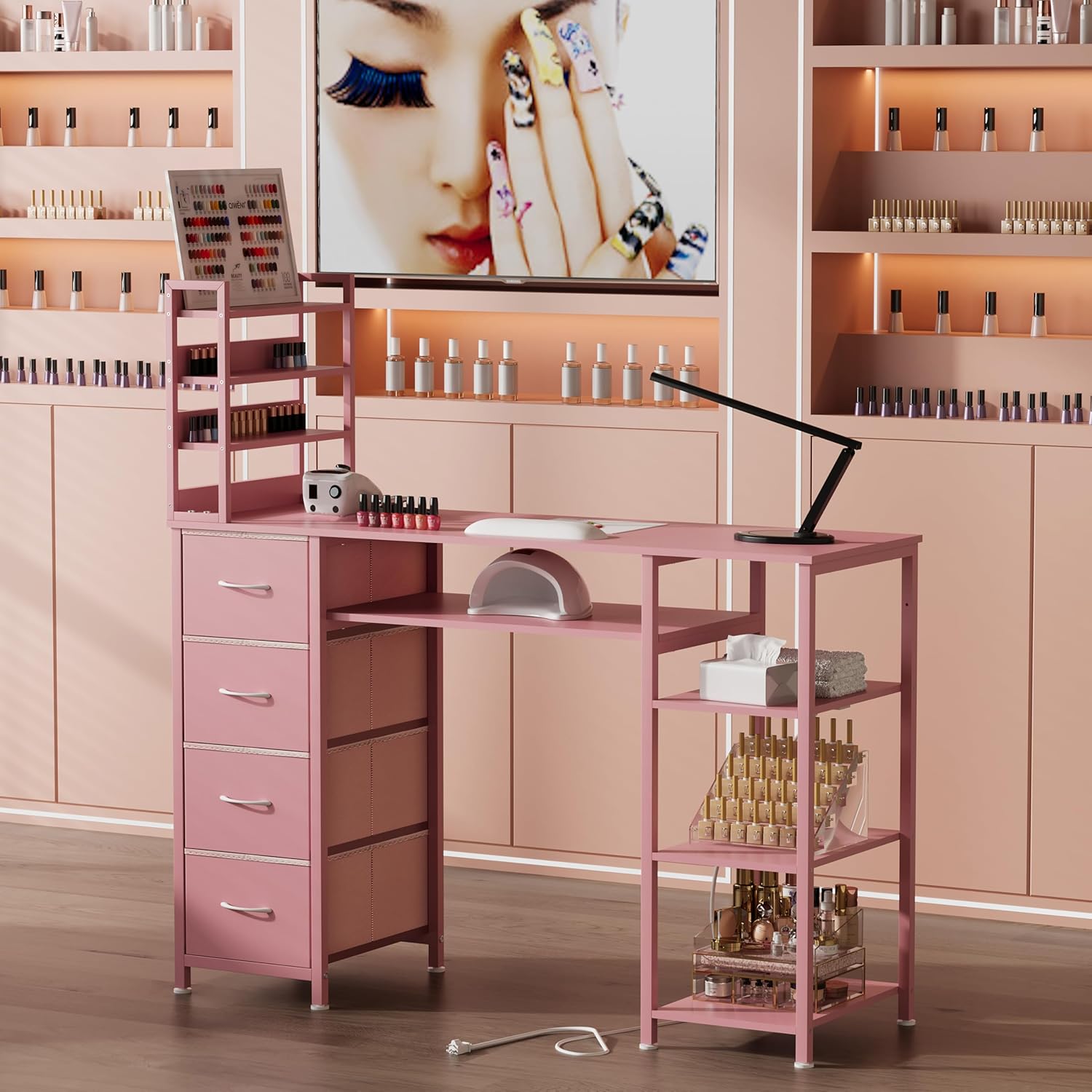 Manicure Table Nail Desk for N - Beauty Makeup Table ulasan dan harga