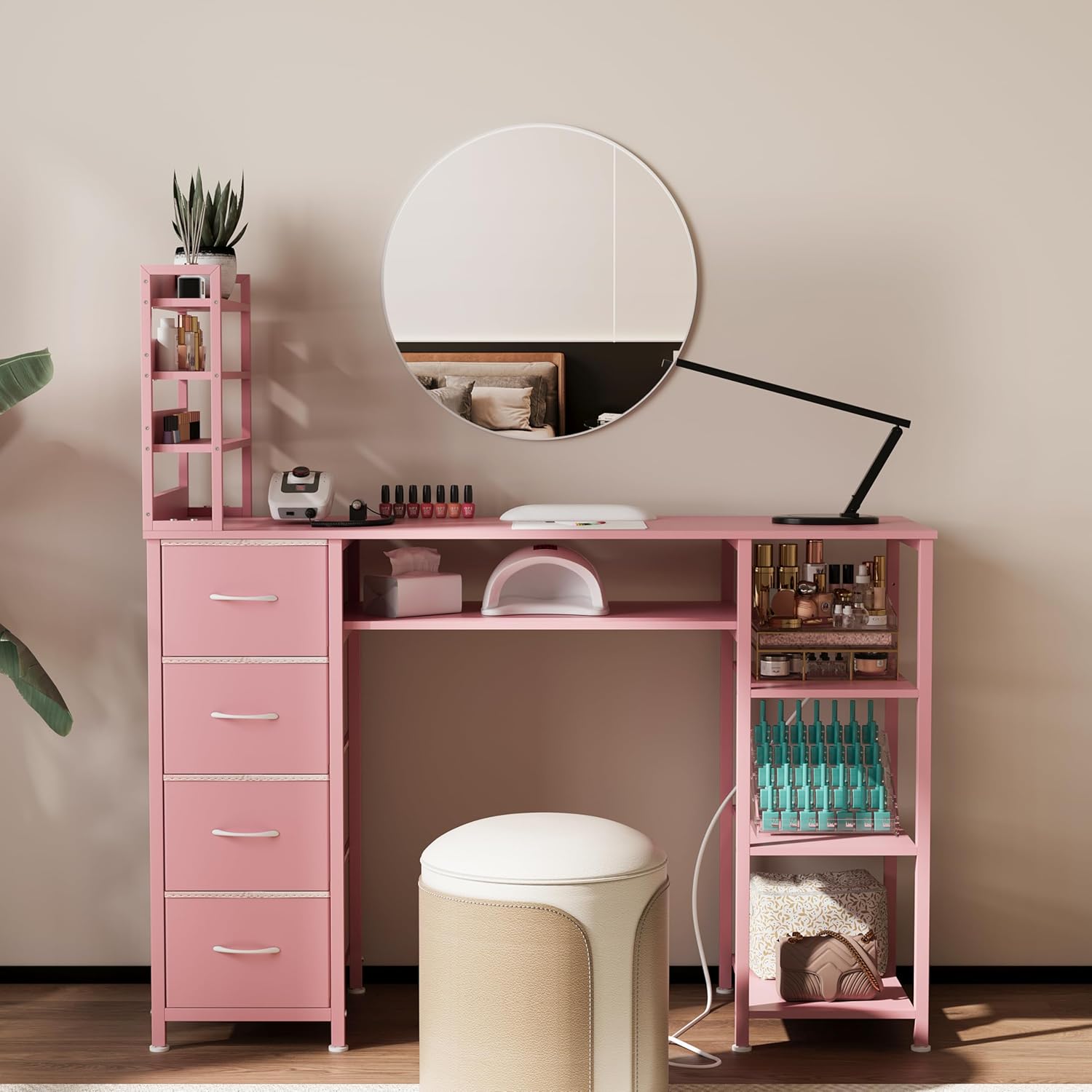 Manicure Table Nail Desk for N - Beauty Makeup Table ulasan dan harga