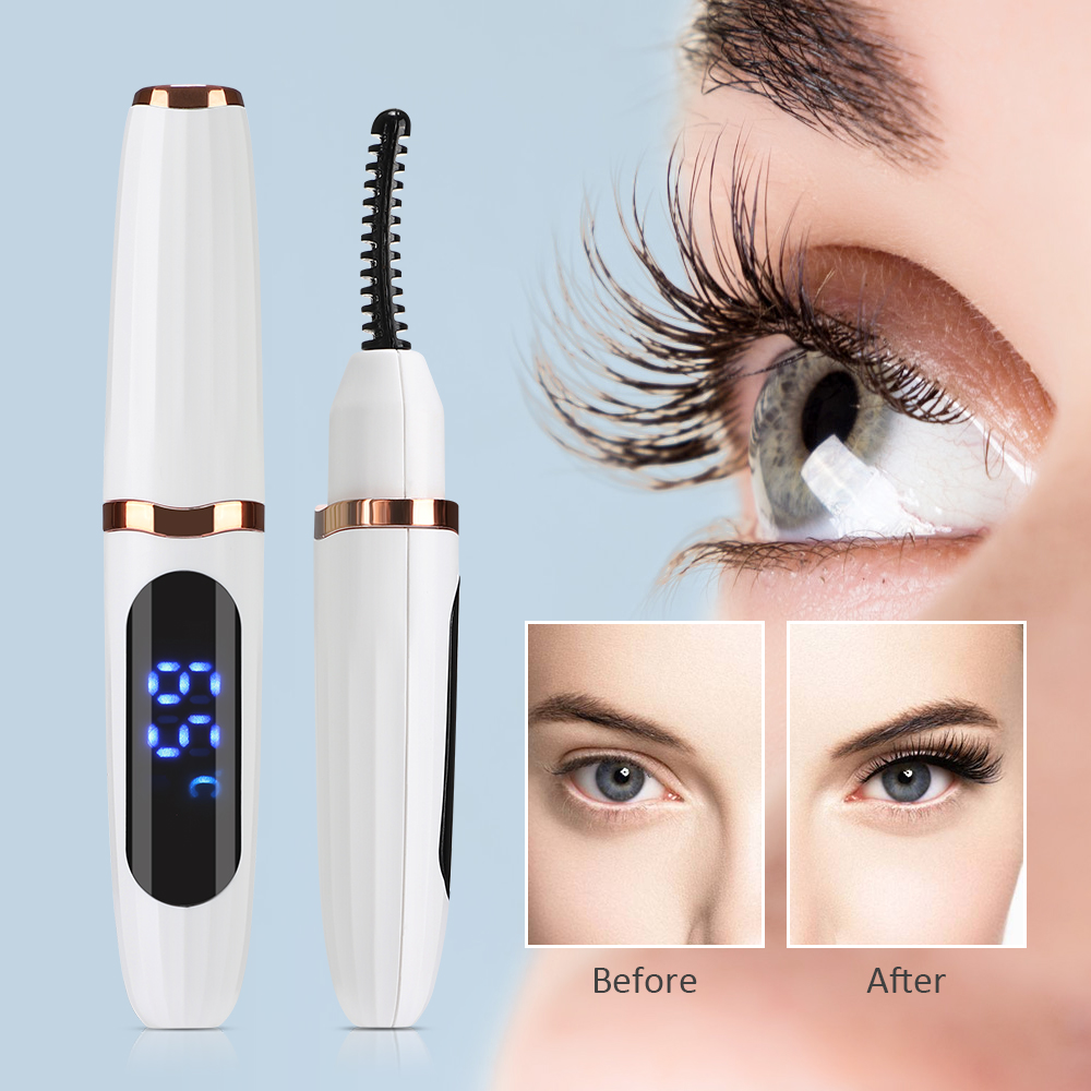 Heated Eyelash Curler Pen with - Ms Beauty Makeup ulasan dan harga