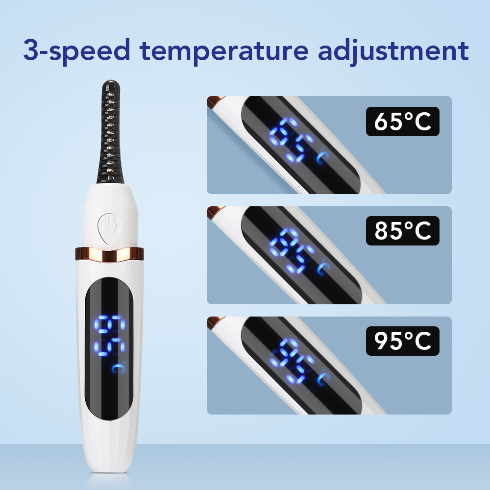 Heated Eyelash Curler Pen with - Ms Beauty Makeup ulasan dan harga