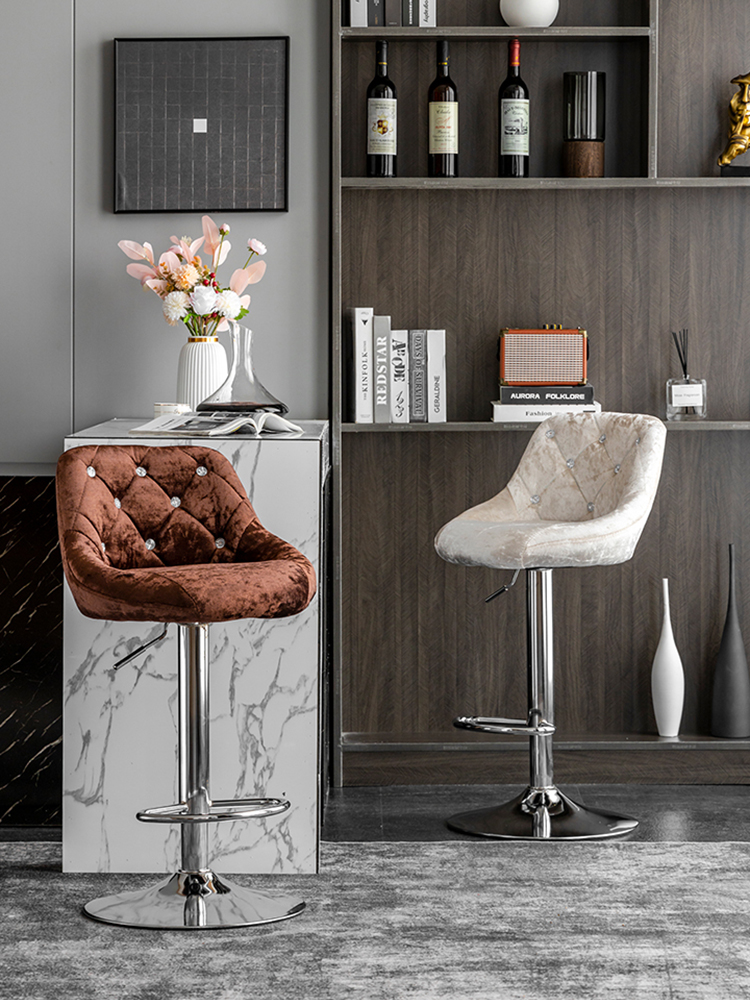 European Style Bar Chair, Velv - Beauty Makeup Bar ulasan dan harga