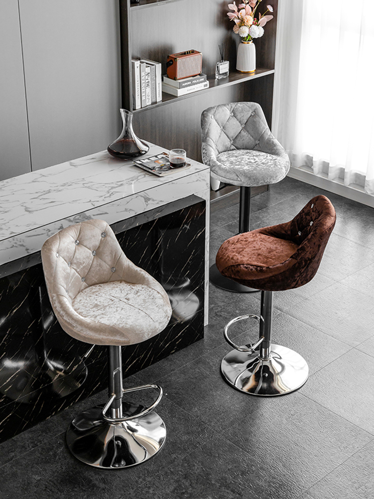 European Style Bar Chair, Velv - Beauty Makeup Bar ulasan dan harga