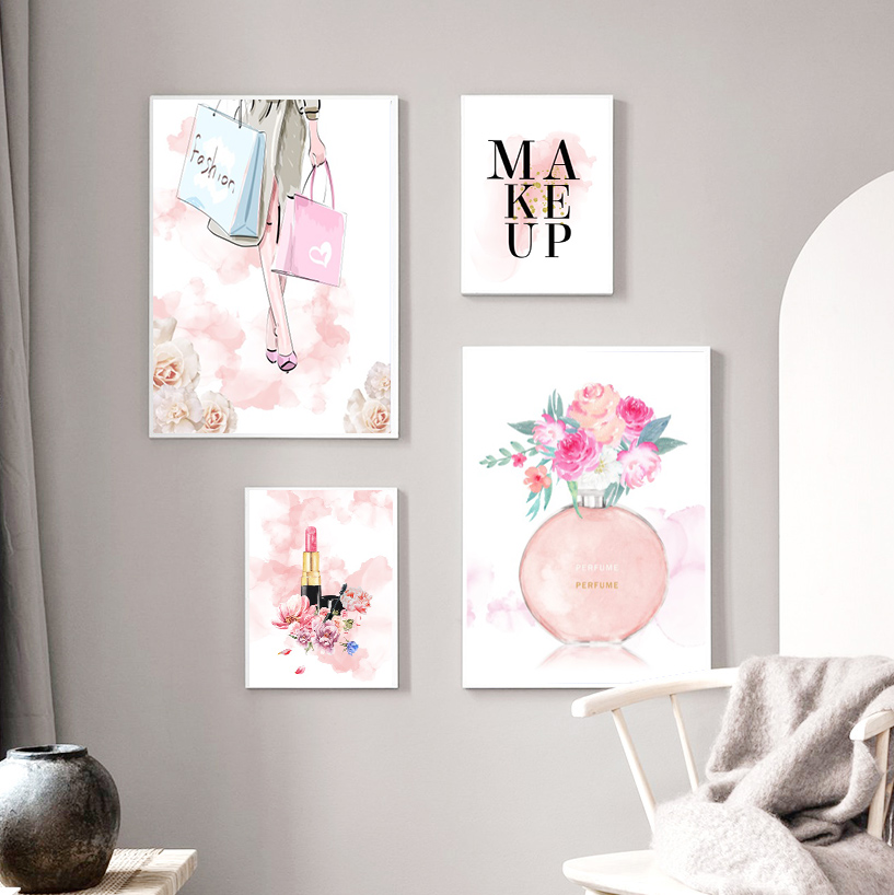 Perfume Fashion Poster Lipstic - Beauty Makeup Pictures ulasan dan harga