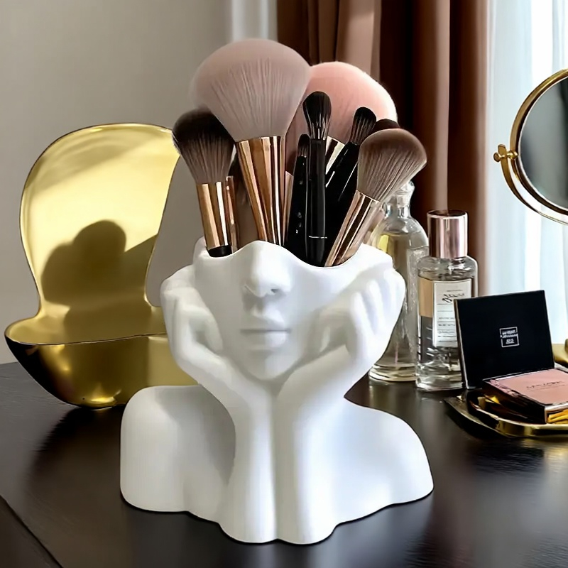 Face Shape Makeup Brush Holder - Beauty Makeup Design ulasan dan harga