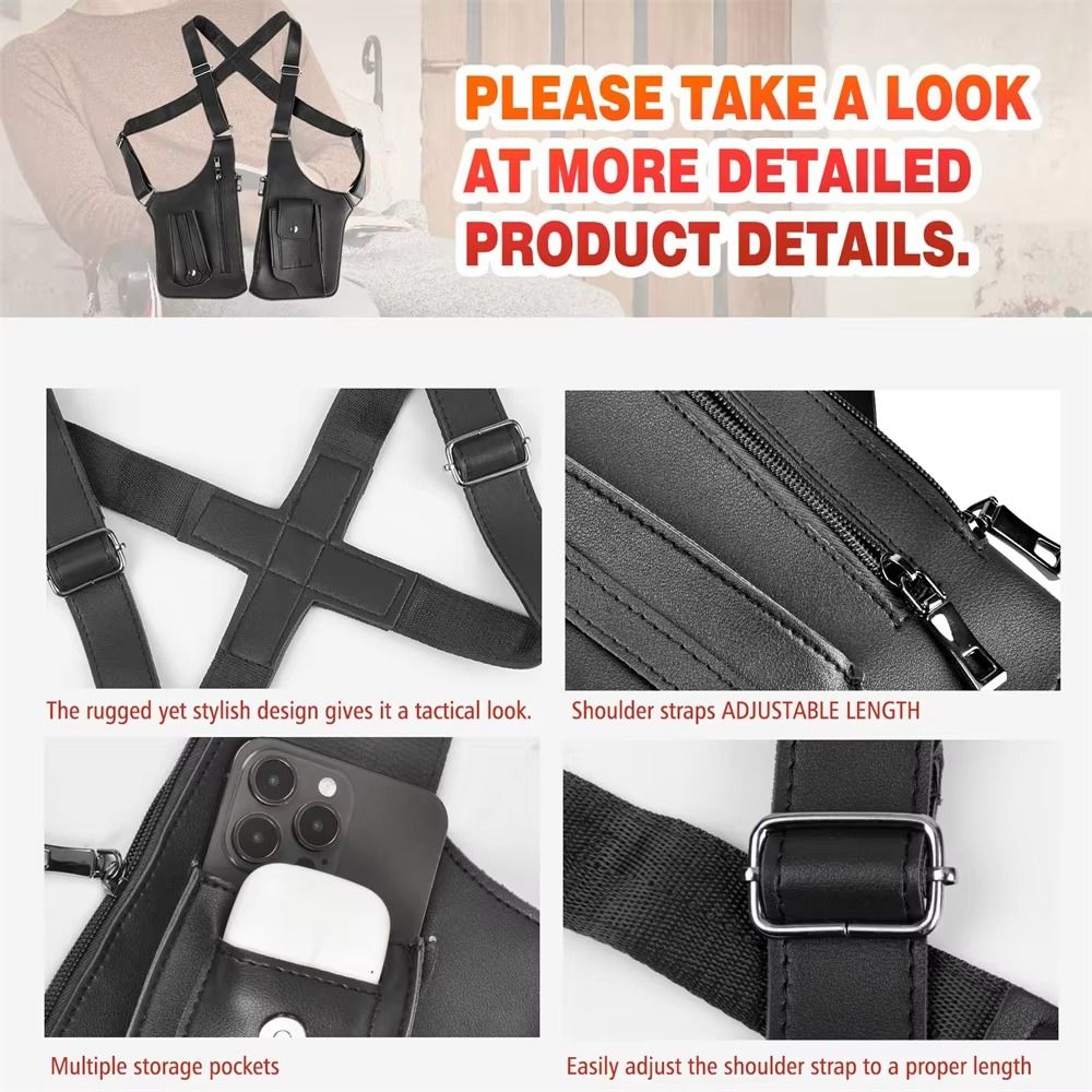 Retro Anti-theft Storage Vest  - Pressed Powder Foundation ulasan dan harga