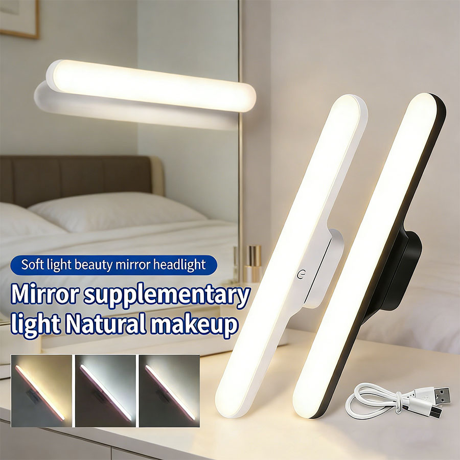 LED Makeup Mirror Light Rechar - Beauty Makeup Light ulasan dan harga