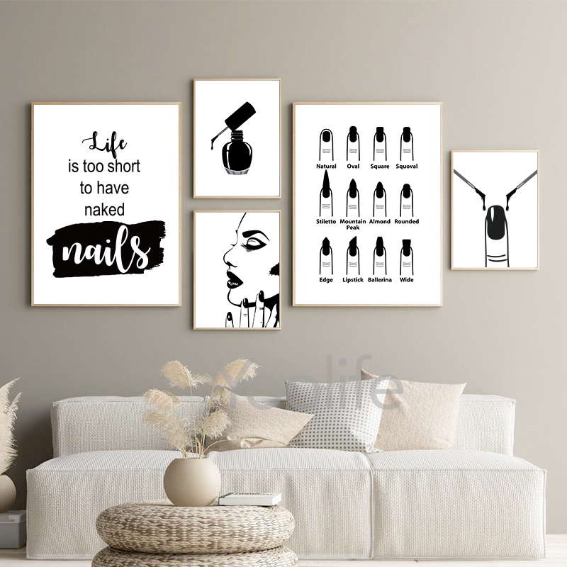 Nail Salon Quotes Makeup Wall  - Beauty Makeup Pictures ulasan dan harga
