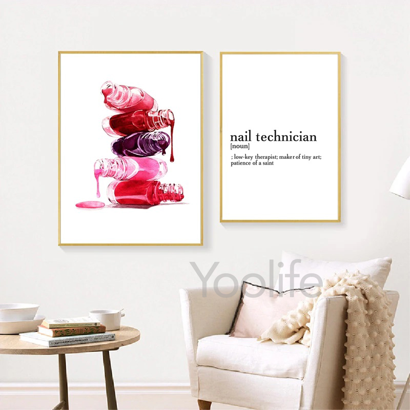 Nail Salon Quotes Makeup Wall  - Beauty Makeup Pictures ulasan dan harga