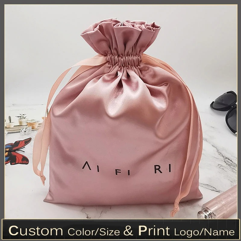 Custom Logo Satin Drawstring B - Beauty Makeup News ulasan dan harga