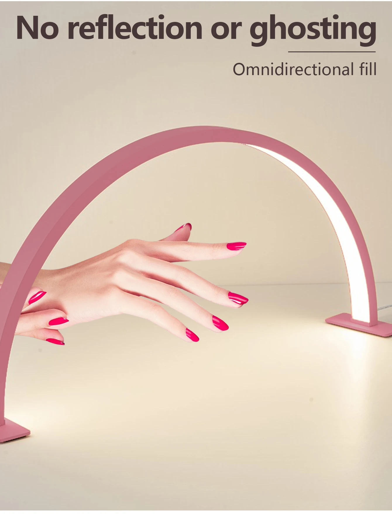 LED Nail Lamp Half Moon Beauty - Beauty Makeup Light ulasan dan harga